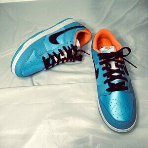 Nike Dunk Low SE Baltic Blue/Total Orange Sneakers HQ1538-416 Size 10M/11.5W New